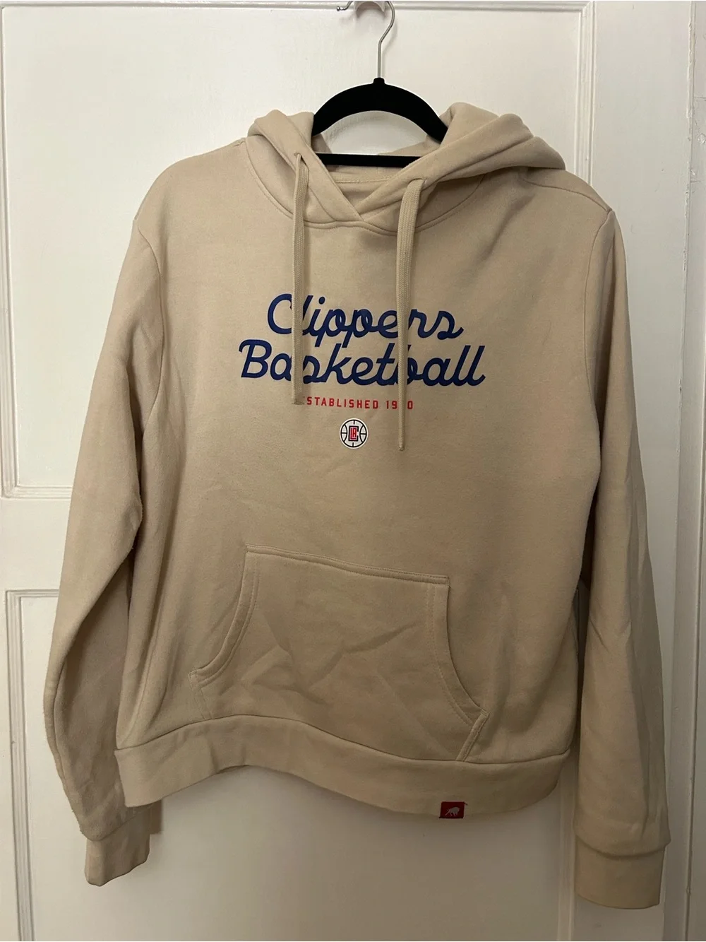 Los Angeles Clippers Basketball Logo Hoodie - Beige
